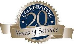 20 Years of Service